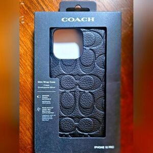 Coach Slim Wrap Case for Iphone 15 pro